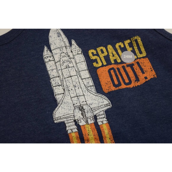 NWT OshKosh B'gosh Spaced Out Tank Size 24mo in Blue - Picture 2 of 5